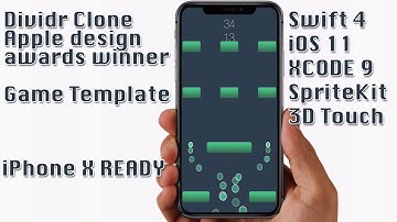 Dividr Clone Game Template - iPhone X READY - Apple design award winner (Swift 4, 3D Touch,iOS)