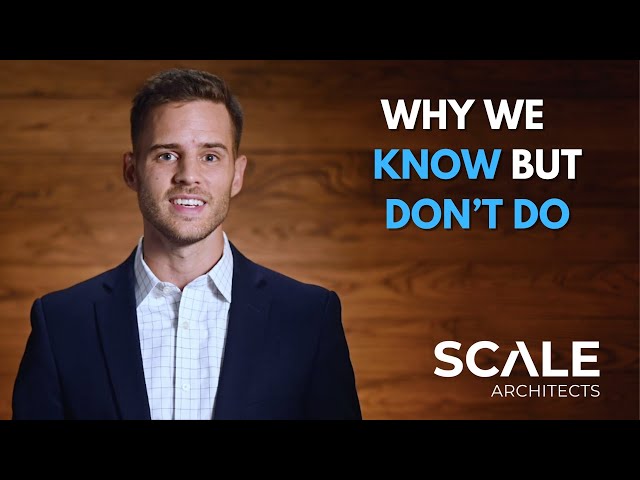 Why we know but don’t do