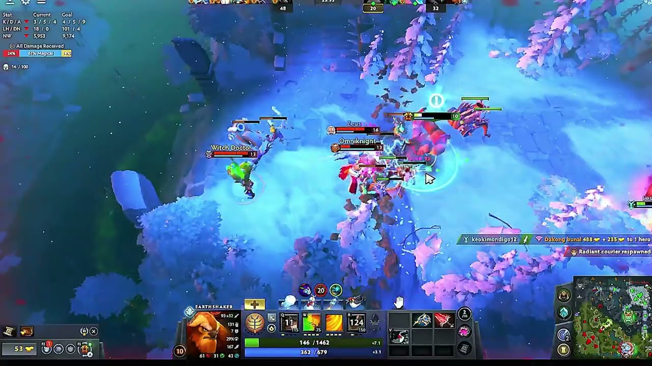 Dota2 Earthshaker | i'm just distructed in this game i don't know maybe i'm very lazy