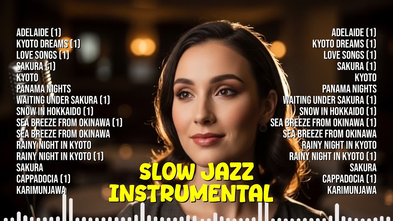 Slow Jazz Instrumental – Stress Relief & Deep Concentration | Adelaide (1), Kyoto Dreams (1)
