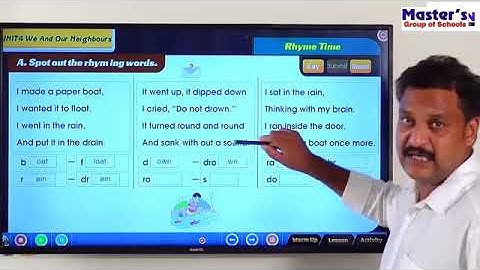 I- CLASS, English Lesson-4  We and our Neighbors [PART-6 Let