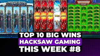 TOP 10 BIGGEST WINS ON HACKSAW GAMING THIS WEEK #8 / REAL PLAYER WINS