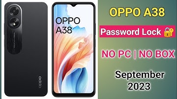OPPO A38 Hard Reset || Oppo A38 Password Unlock || Without Pc 2023 | Oppo A38 Ka Lock Kaise Tode