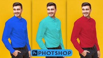 How to change color of T-shirt in Photoshop, 1 minute tutorial