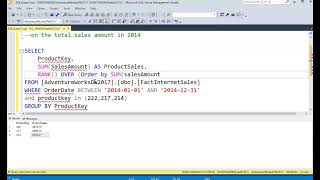 SQL Window Function | Rank | How to write SQL query using Rank | Rank Products by sales amount