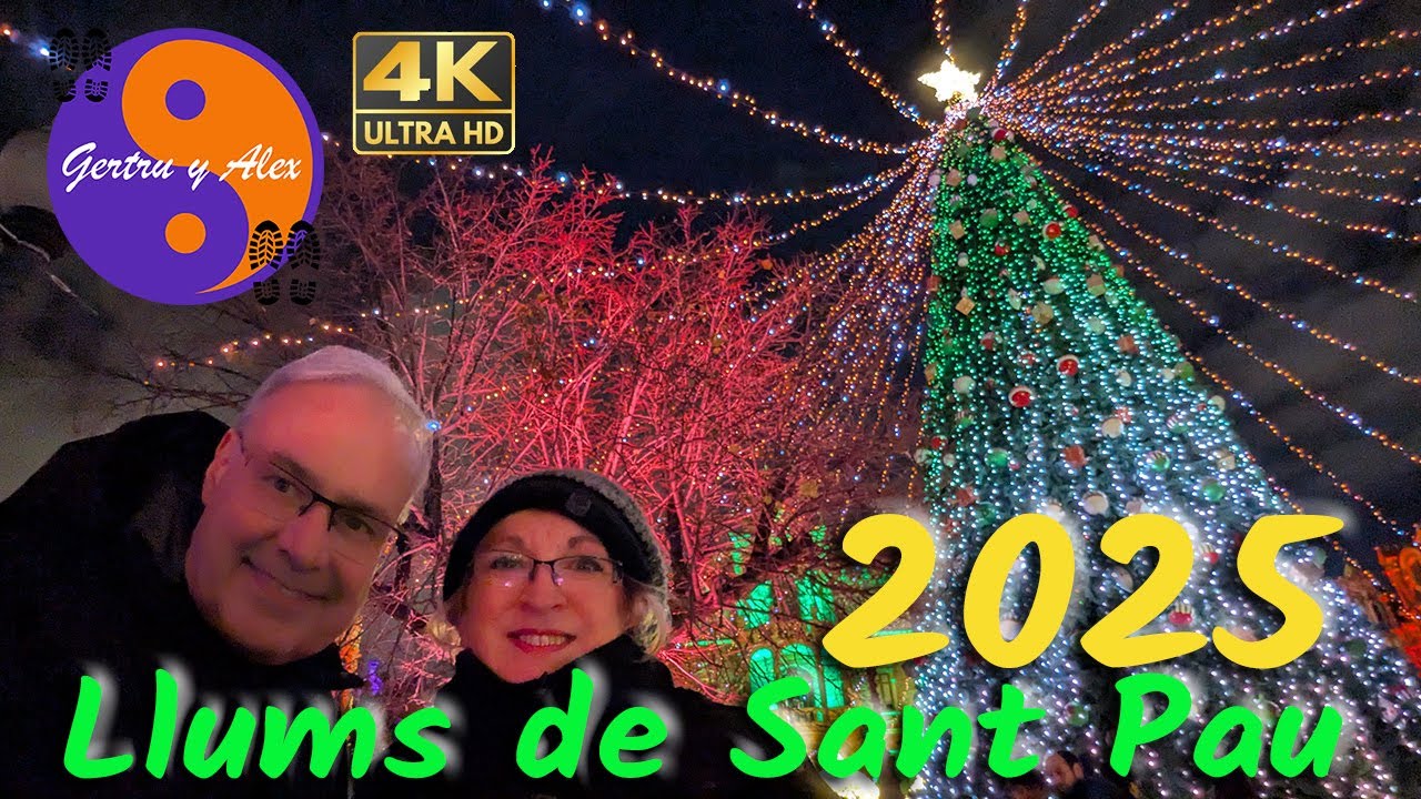 Barcelona se ilumina por Navidad con las Luces de Sant Pau 2025
