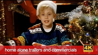 Home Alone: Original theatrical trailers from 1990 (Disney) 4k