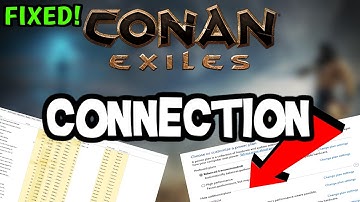 How To LOWER PING & Fix Server/Connection in Conan Exiles