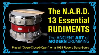 The N.A.R.D. 13 Essential Drum Rudiments