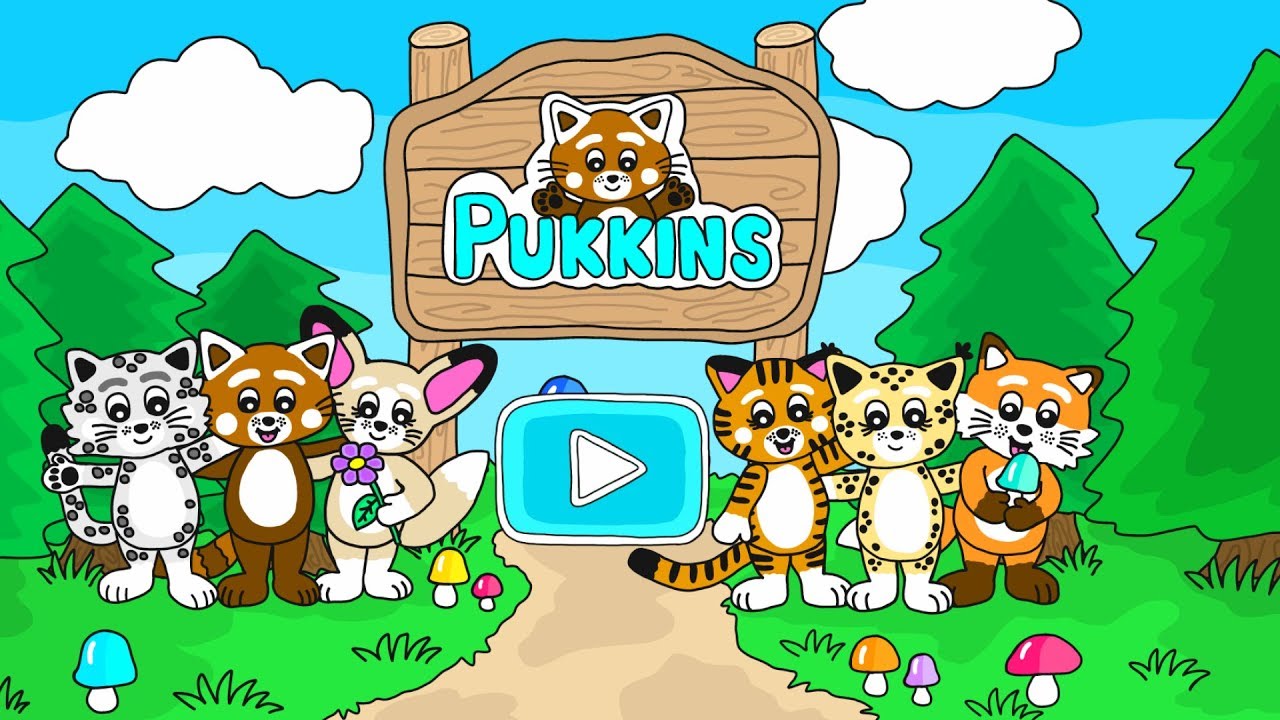 Pukkins Camping - Lek och lär dig färger med Pukkins - Lek med oss Pukkins