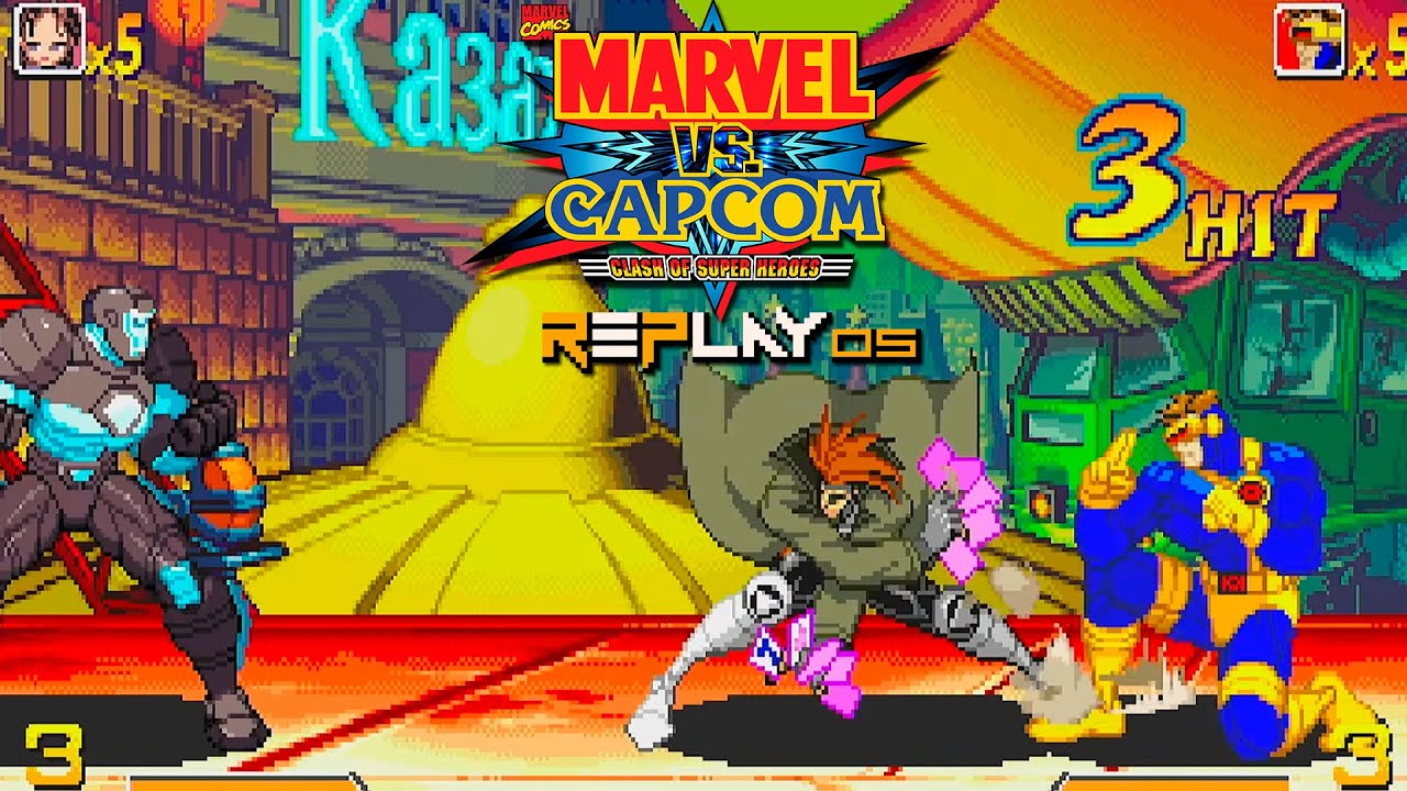 Marvel vs Capcom | Replay OS | Captain Commando & Gambit Retro on ...