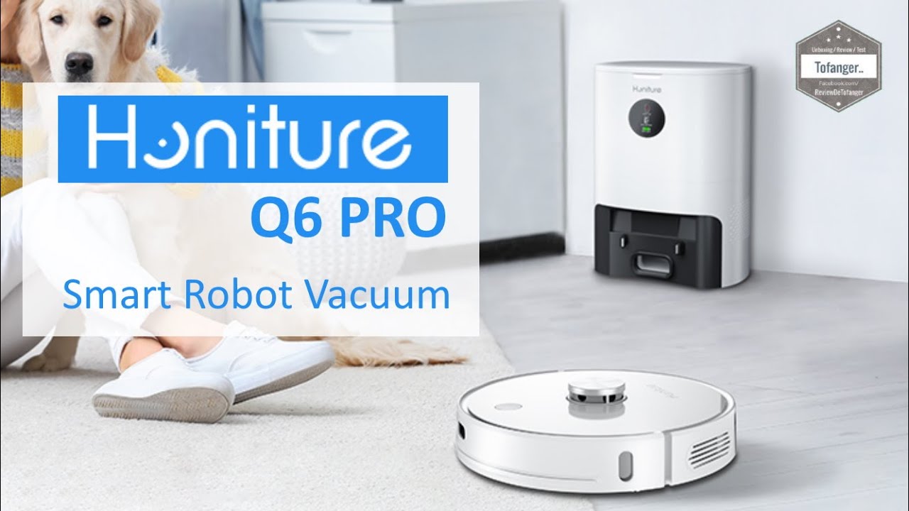 HONITURE Q6 Pro Aspirateur Robot Laveur avec Station de Vidange - App  Honysmart - Unboxing - YouTube