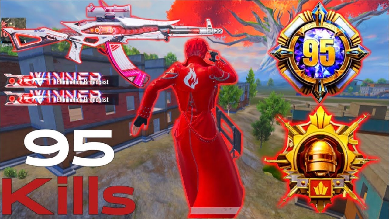 ❤️‍🔥I PLAYED IN NEW PRIZE PATH OUT ALL RED❤️ 95 KILL GAMEPLAY 🔥