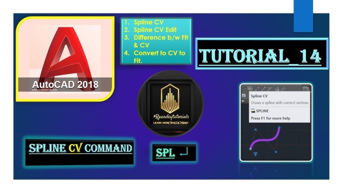 AutoCAD 2024 Help, SPLINE (Command)
