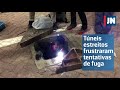 Manifestantes encurralados tentam usar esgotos para fugir à polícia