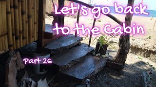 Beach Cabin Build Part 26 and New Side Walk Project Part 6