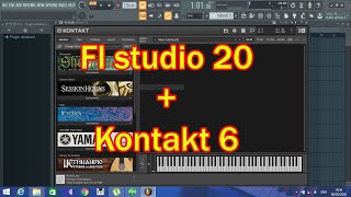 Kontakt 6 plugin fl studio 20