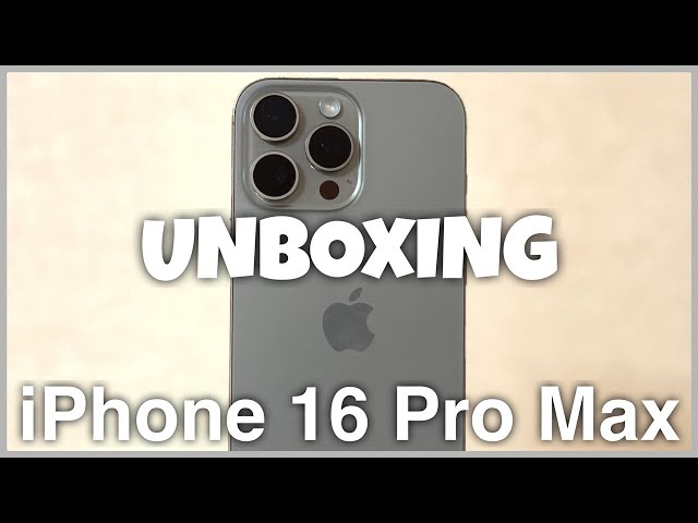 開封】 注目はマクロ撮影かもしれない 【iPhone 16 Pro Max 開封&1st