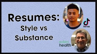 Resumes: Style vs Substance - Recruiters Artie Feinstein (Eden Health) & Raymond Chen (TikTok) screenshot 2