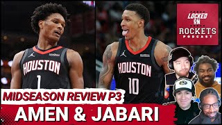 Houston Rockets Midseason REVIEW: Amen Thompson's Point Guard GROWTH & Jabari Smith Jr.'s STRUGGLES