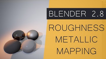 Blender 2.8 Roughness/Metallic Mapping (Krita) - Blender for Game Development
