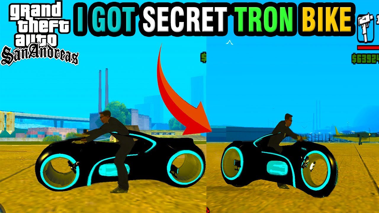 I Got Secret Tron Bike In Gta San Andreas Gameplay 7 - roblox tron bike