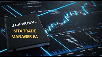 Trading Journal Built into MT4 Chart - MT4 Trade Manager EA.