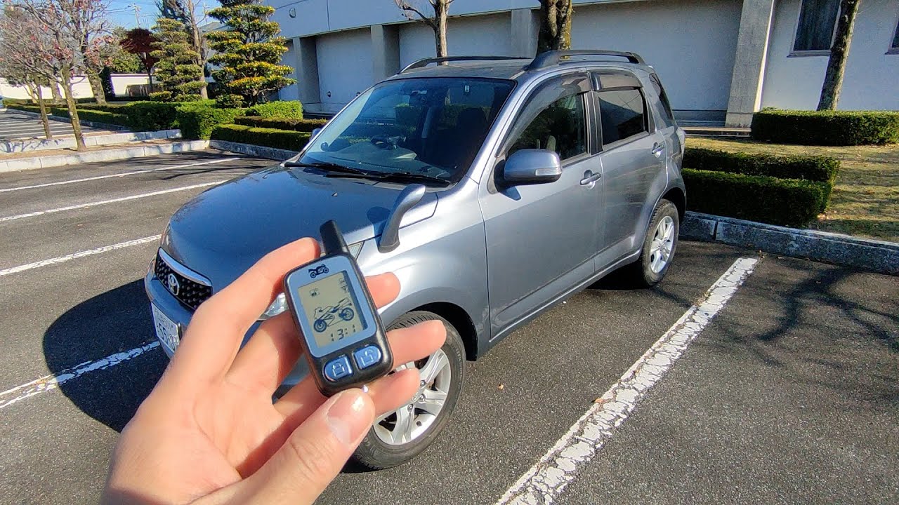 2way液晶リモコン付き バイク用セキュリティアラーム 双方向通信