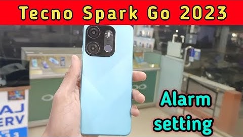 how to set alarm in Tecno Spark Go 2023 , How to set alarm Tecno Spark Go 2023 ,