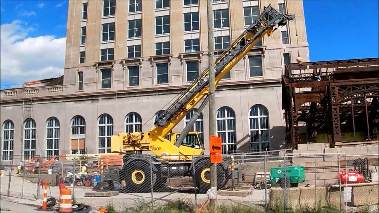 Michigan Central Ford Corktown Campus; 9-2-22 Update. Book Depository; Roosevelt Park; SW Greenway.