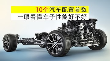 看懂车上这10个关键参数，你就真正懂车了！动力、操控全靠它们！#汽车知识 #汽车参数
