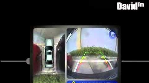 Working effect of 360° around view monitor(AVM) system