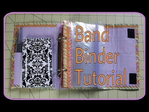 (DIY) Duct Tape Rainbow Loom Band Binder Tutorial!!