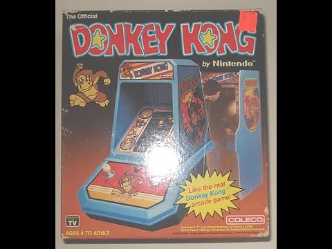 電子ゲーム coleco donkey kong 開封！ - YouTube