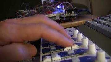 MIDI in Test01: Korg nano USB to Arduino via 