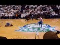 Jiggly boy dances at the lynx championship game