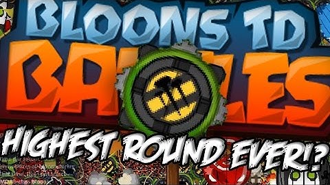 Bloons TD Battles - HIGHEST ROUND EVER!? - "NO SUPER MONKEYS"