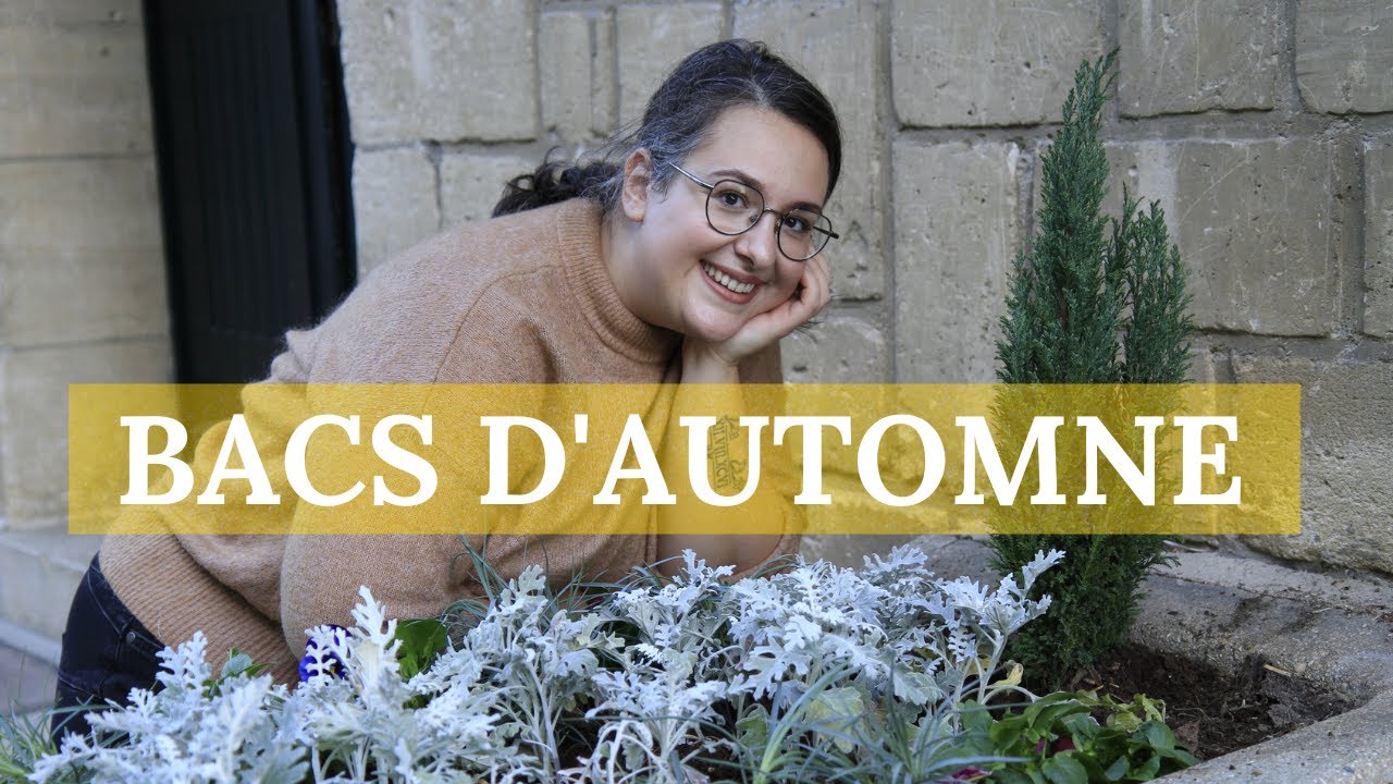 Je compose un bac fleuri pour l'automne