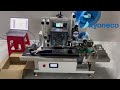 Desktop Automatic Flat Labeling Machine with Printer