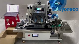 Desktop Automatic Flat Labeling Machine with Printer