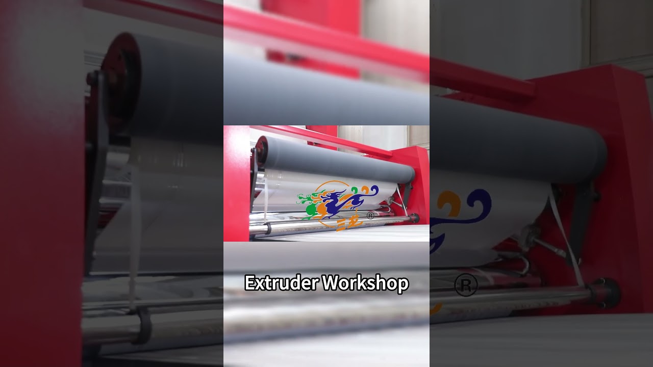 Welcome to see our Plastic Tape Extruder Workshop.