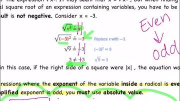 Lesson 10-2 Simplifying Radical Expressions Video Notes Part 1