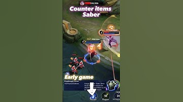 Saber Counter items mlbb