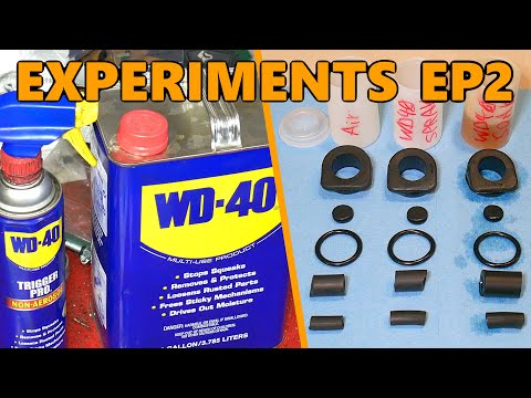 Video: Is wd40 hard op rubber?