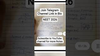 Ecosystem Notes|| #neet2026 || Join Telegram channel link in Bio