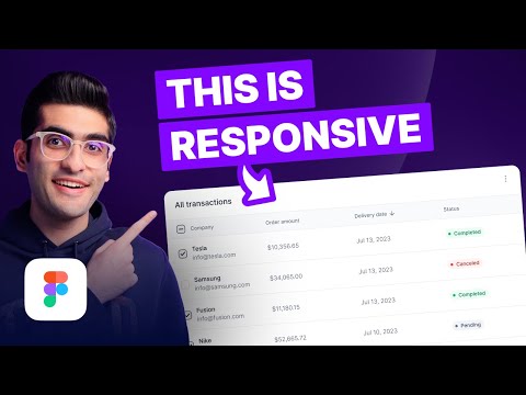 Design a Responsive Table in Figma Using Auto Layout 2024