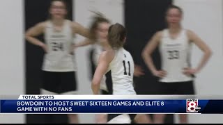 Bowdoin college decides to host NCAA tourney games witthout fans