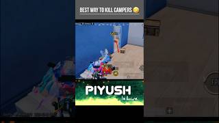 BEST WAY TO KILL CAMPERS 🤯 #bgmi #camping #clutch