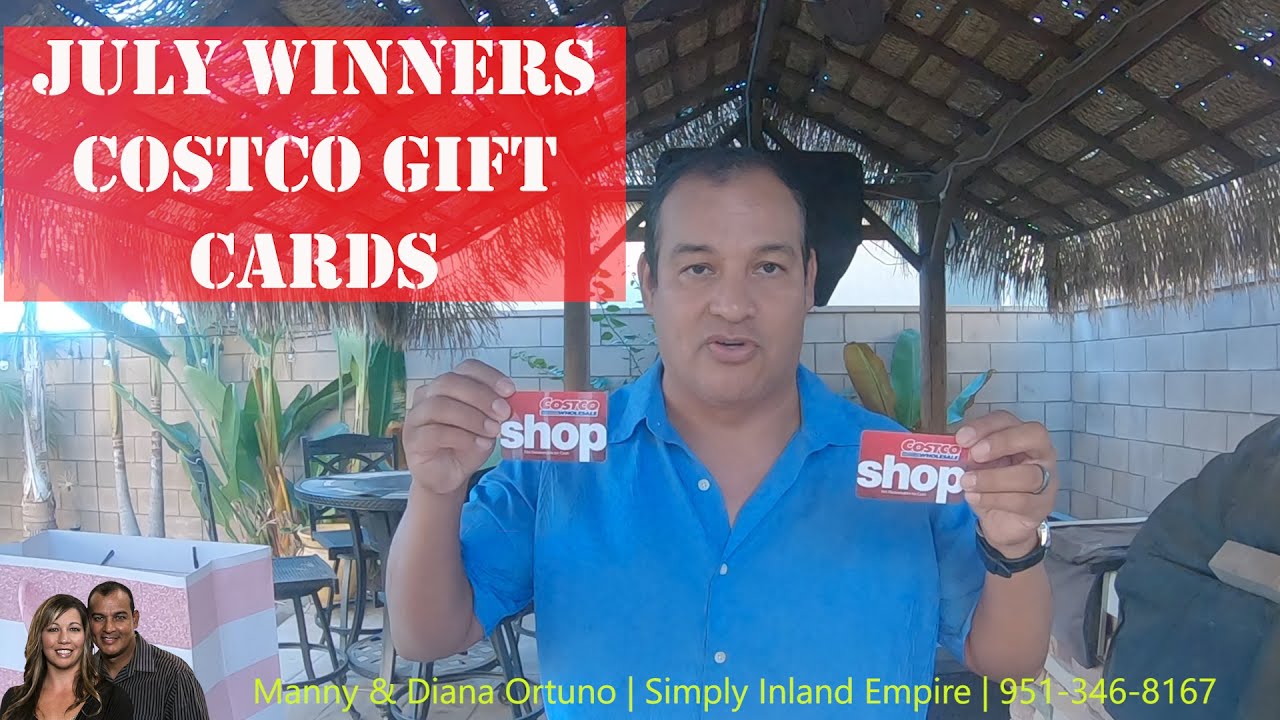 July 2020 Gift Card Winners Thank you for being a Past Client YouTube