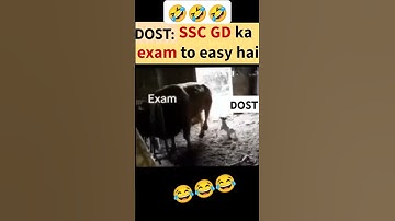 Dost SSC GD exam तो easy है 😂😂#sscgdexam2025#motivation#funnyvideo#sscgd